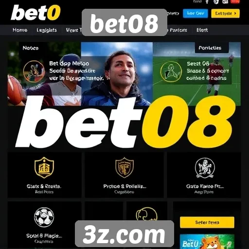 Análise das principais características do site bet08