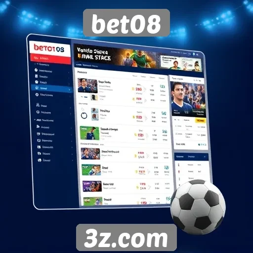 Plataforma bet08 e sua interface de usuário