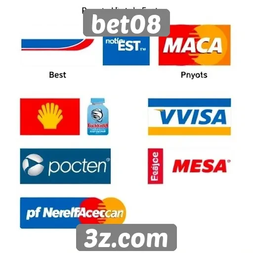 Métodos de pagamento oferecidos pelo bet08